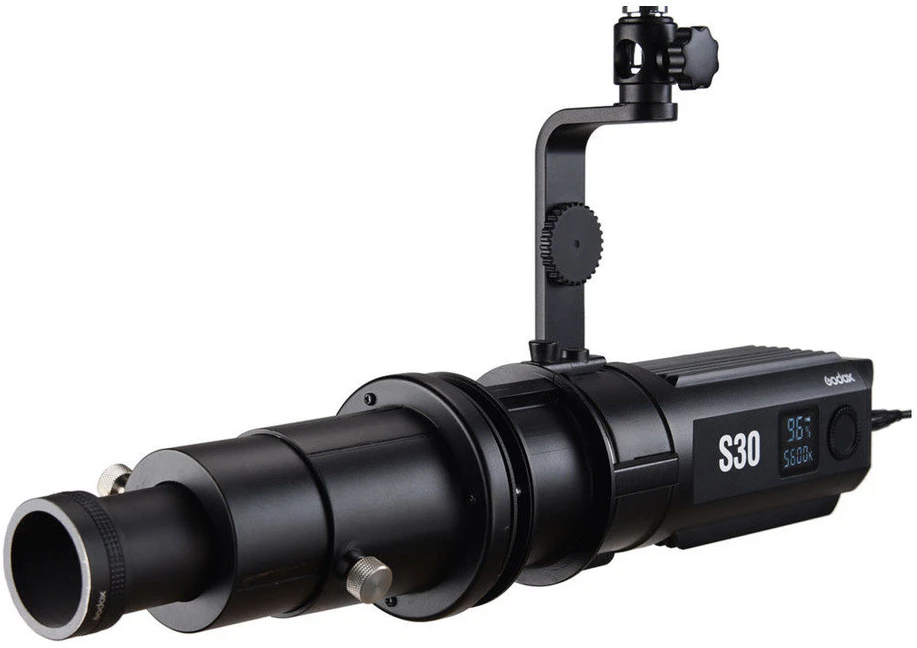 Apšvietimo priedas - Godox projekcijos priedas su 85mm objektyvu S30 fokusavimo šviesai