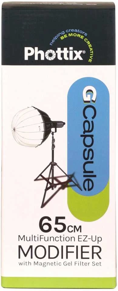 Apšvietimo priedas - Phottix G-Capsule Softbox 65cm su difuzoriais