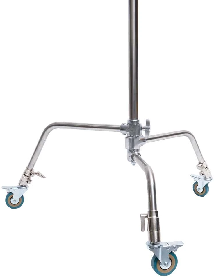 Apšvietimo stovas - Caruba C stovas su boom ranka ir ratais LS 9W 330cm 10kg
