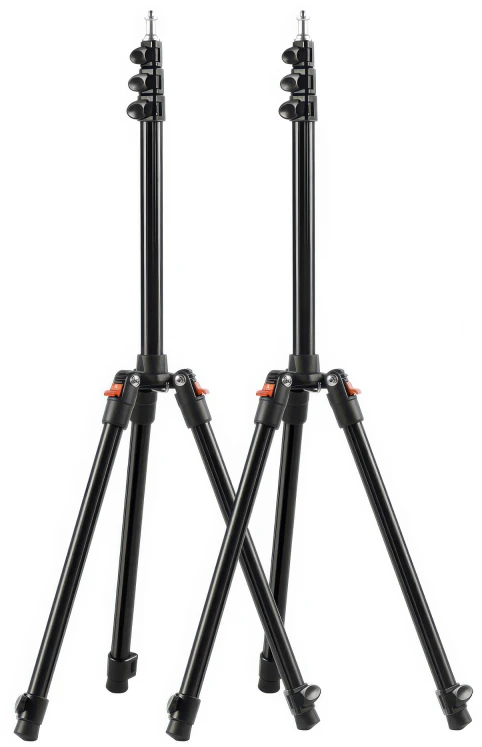 Apšvietimo stovas - K&F Concept KF34.038S1 2x Tripod Set 200 cm 5kg