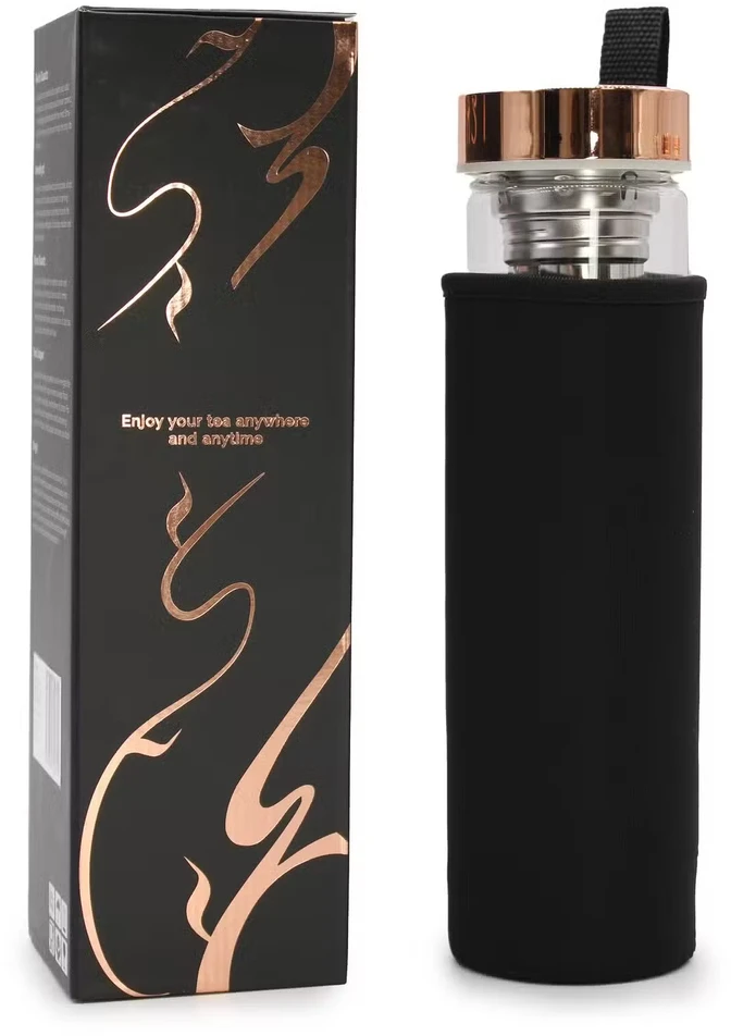 Arbatos Buteliukas - Ancient Wisdom Ametistinis Stiklas, 500 ml