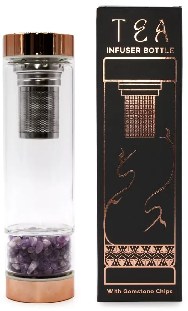 Arbatos Buteliukas - Ancient Wisdom Ametistinis Stiklas, 500 ml