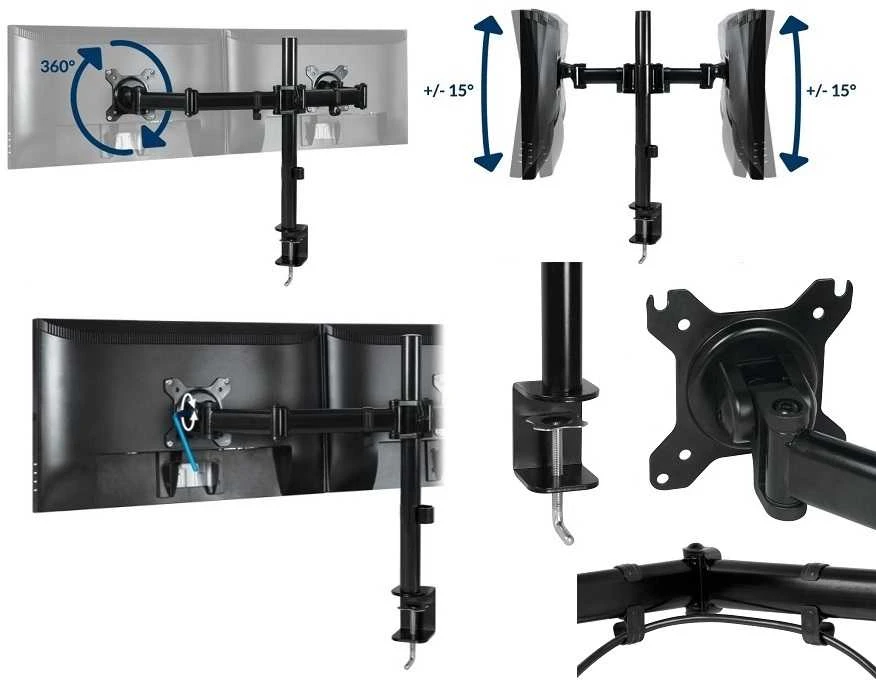 Laikiklis Arctic Z2 Basic Desk Mount Dual Monitorius Rankena (AEMNT00040A)