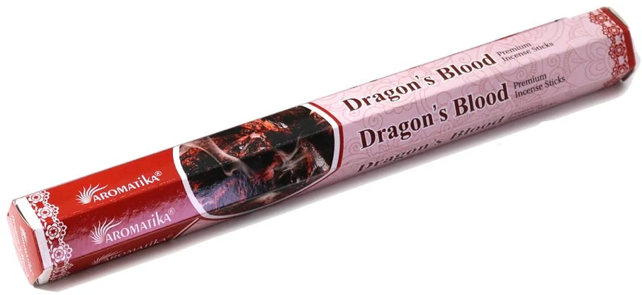 Aromatika Dragons Blood natūralūs smilkalai lazdelės su dervomis ir eteriniais aliejais 20 g