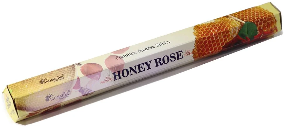 Aromatika „Honey Rose“ natūralūs smilkalai be anglies – švelnus rožių aromatas 20 g