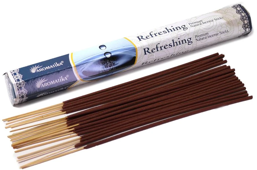 Aromatika Natūralūs smilkalai „Refreshing“ – aromatinės lazdelės be anglies 20 g