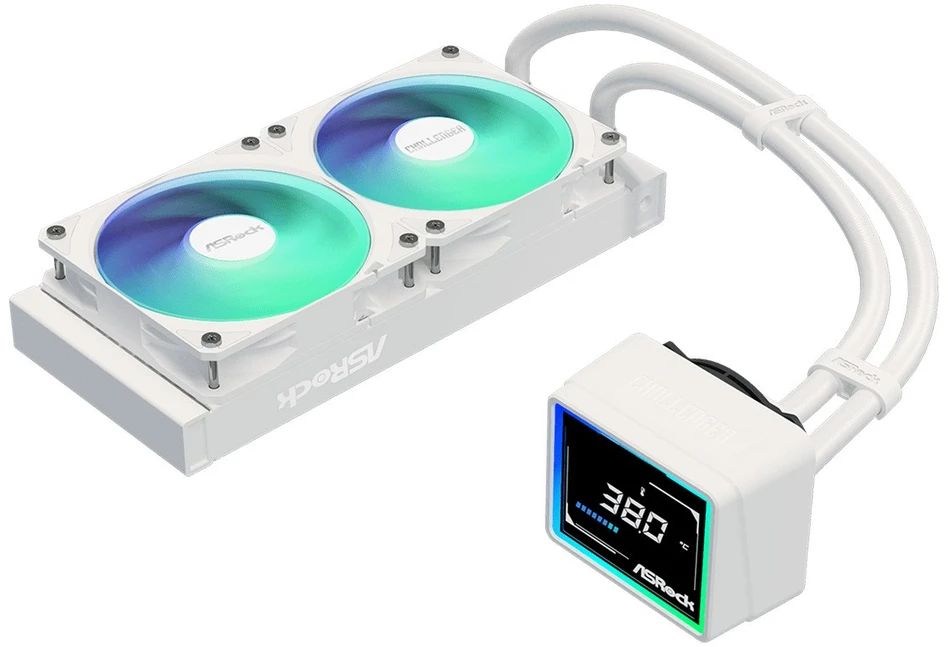ASRock Challenger Baltas 240 skaitmeninis aušinimas
