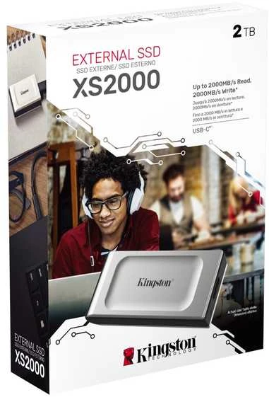 Kietasis diskas KINGSTON XS2000 PORTABLE SSD 2TB USB3.2