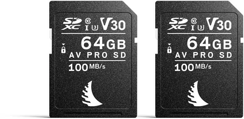 Angelbird AV PRO 64GB SD kortelių pora