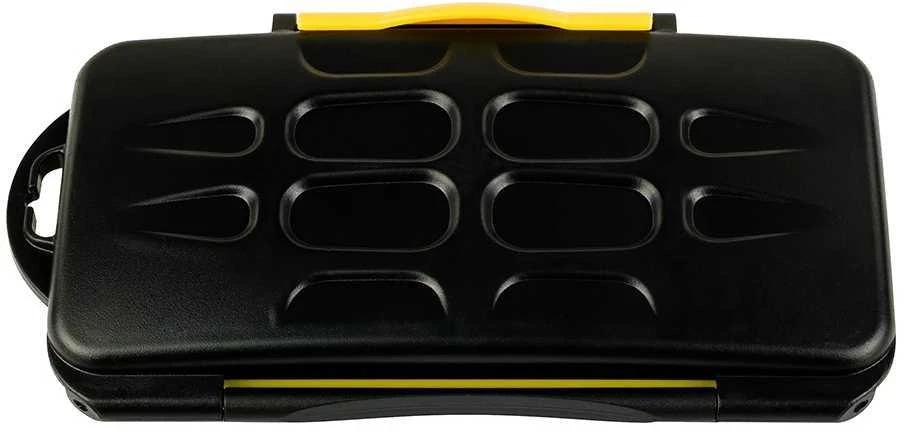 Atminties kortelė Atminties Kortelių Dėklas - MITOYA 12 SD & 12 Micro SD Kortelių Patvarus ABS Plastikas Geltonas