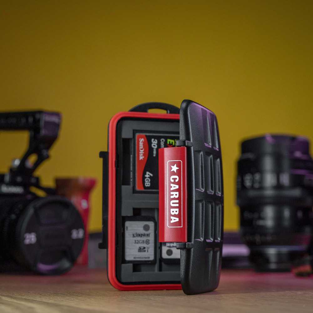 Dėklas - Caruba Multi Card Case MCC 1 (4xCF, 8xSD)