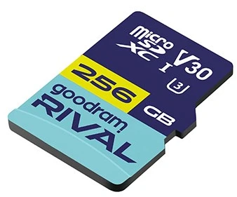 GOODRAM RIVAL M3AA 256 GB Micro SDXC V30 UHS-I U3 + adapteris (GGSM3AA-2560R12)