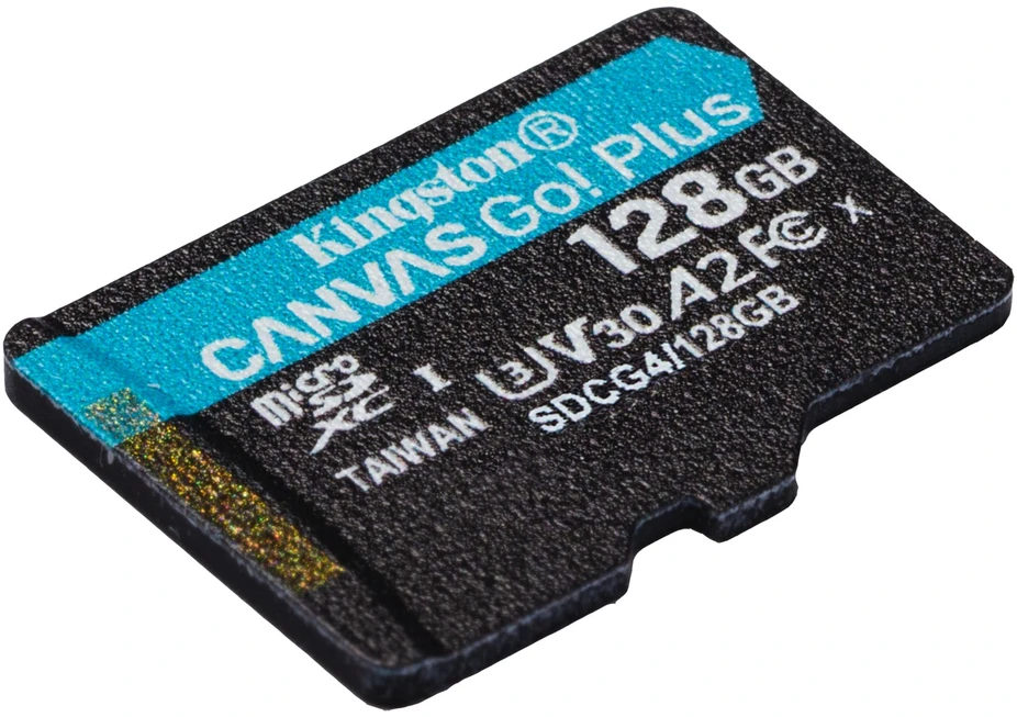 Atminties kortelė KINGSTON Canvas Go! Plus 128 GB Micro SDXC, su adapteriu