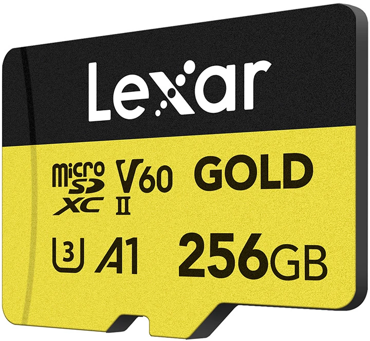 Atminties kortelė LEXAR MICROSD GOLD UHS-II, R280/W100 C10/A1/U3 (V60) 256 GB