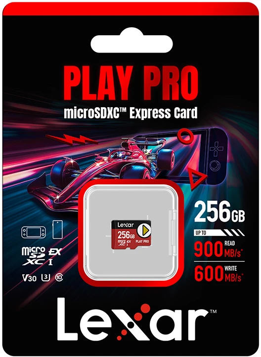 Lexar PLAY Pro Micro SD Express 7.1 256 GB atminties kortelė