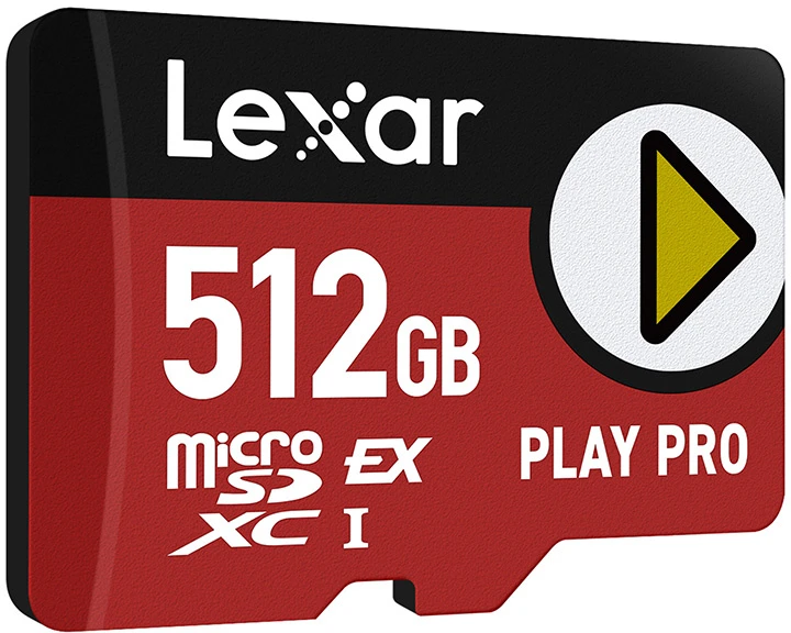 Lexar PLAY Pro Micro SD Express 7.1 512 GB atminties kortelė