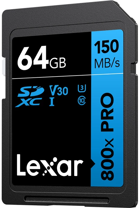 Atminties kortelė - Lexar Professional 800x Pro 64 GB SDXC atminties kortelė