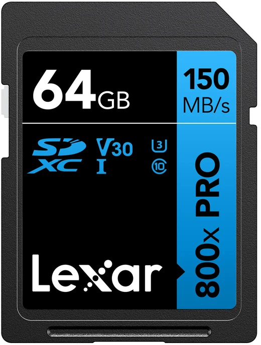 Atminties kortelė - Lexar Professional 800x Pro 64 GB SDXC atminties kortelė