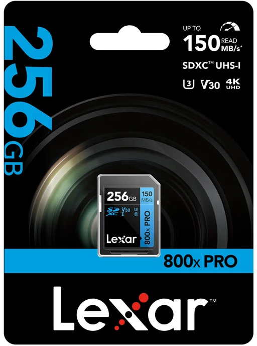 Atminties kortelė - Lexar Professional 800x Pro 256 GB SDXC kortelė
