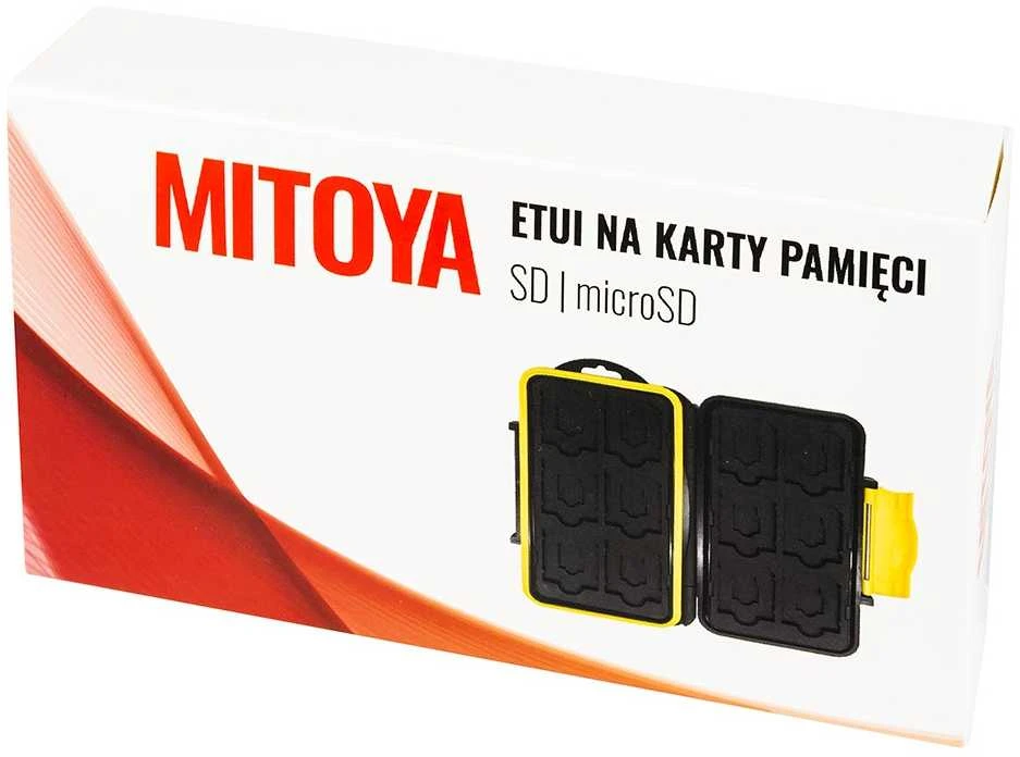 Atminties kortelė Atminties Kortelių Dėklas - MITOYA Organizatorius 12 SD ir 12 Micro SD Kortelėms Raudonas