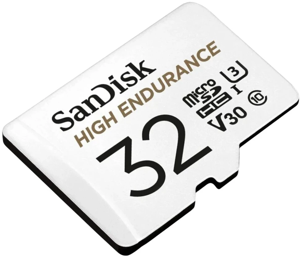 Atminties kortelė SanDisk High Endurance microSDXC 32GB, su adapteriu