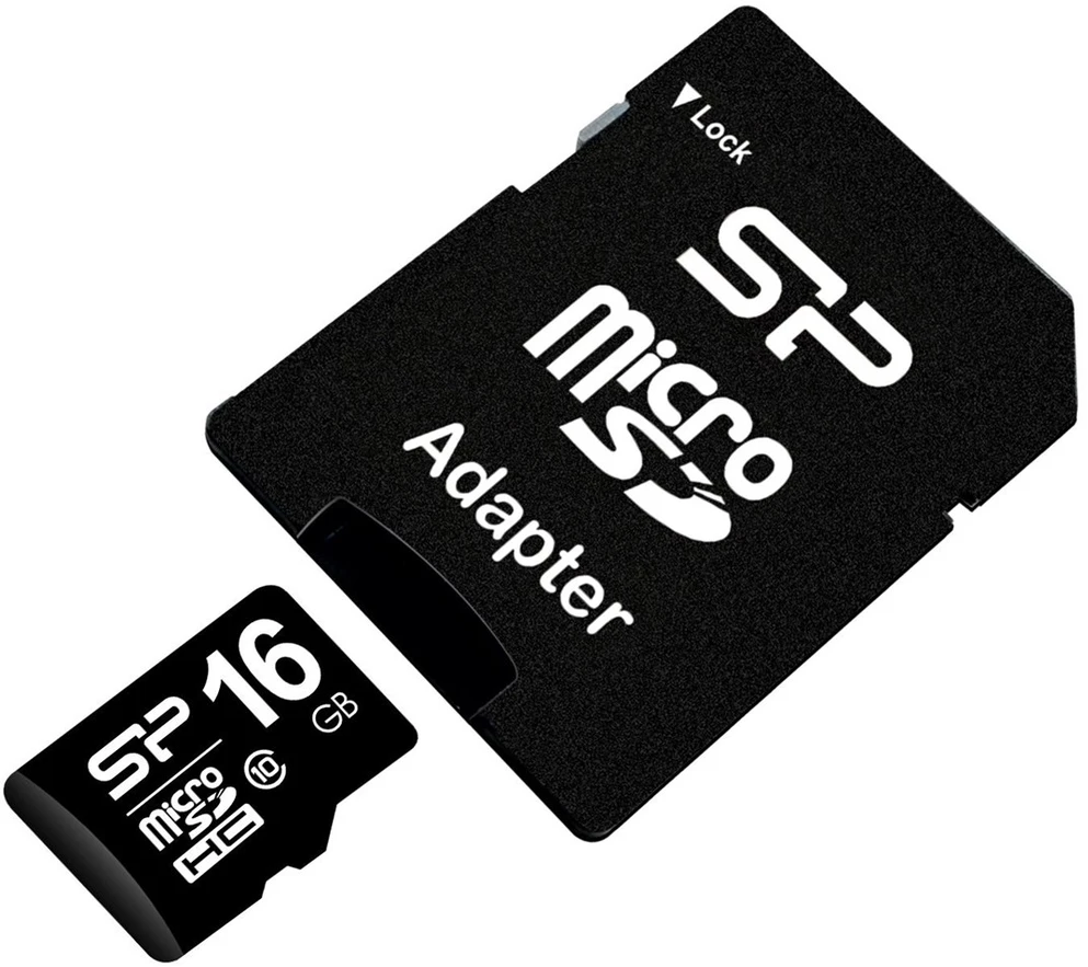 Atminties kortelė Silicon Power | 16 GB | Micro SDHC | Flash atminties klasė 10 | SD adapter