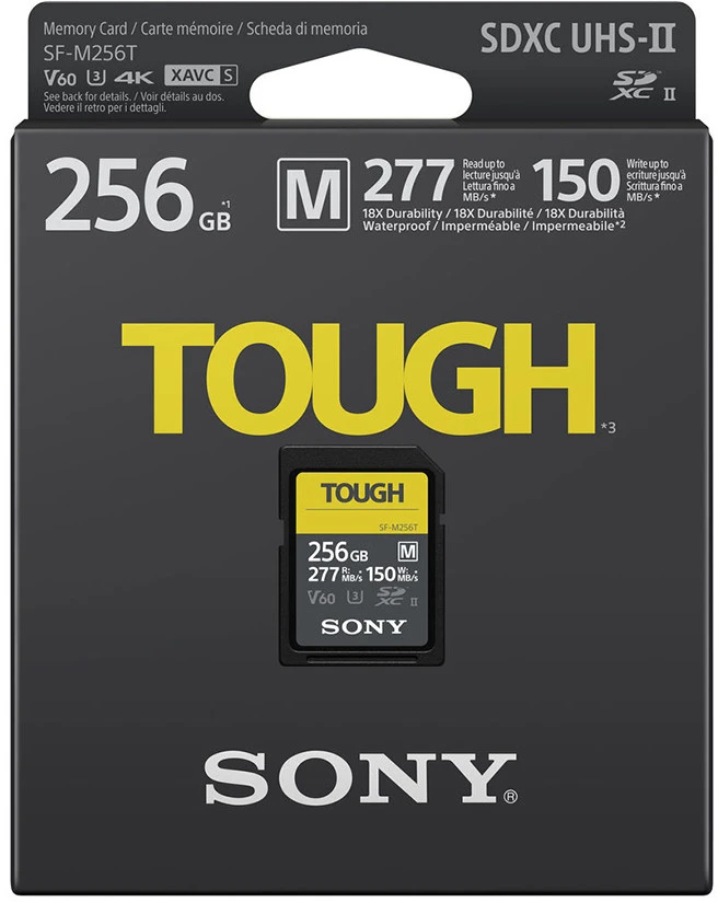 Atminties kortelė - Sony 256 GB M Tough UHS-II SDXC V60 Atminties kortelė