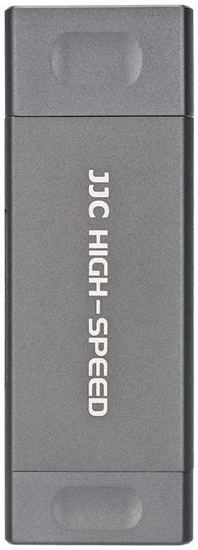 Atminties kortelių skaitytuvas - JJC CR UTC4AC Dual Slot USB 3.1 312MB/s Pilka