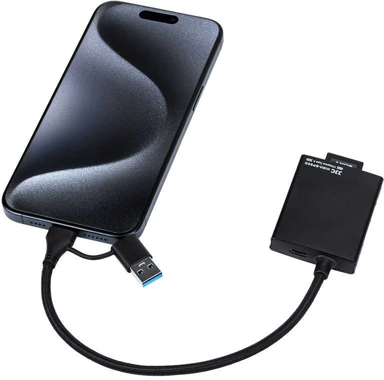 Atminties kortelių skaitytuvas - JJC CR CFA Juodas CFexpress Type A 10Gbps USB 3.2 Gen2