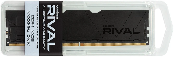 „Goodram *DDR4 Rival Deep Juodas 16GB(1*16)/3600 CL18“ atminties modulis 1 x 16 GB 3600 MT/s 288 kontaktų DIMM