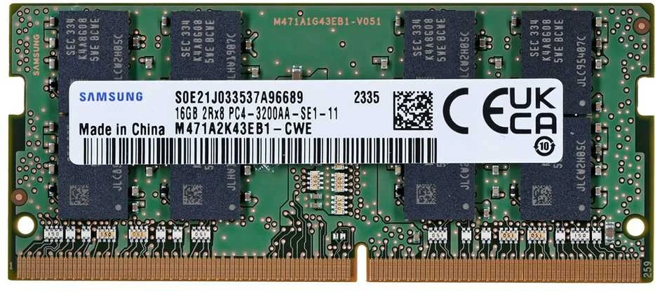 Samsung 16GB DDR4 3200MHz RAM atminties modulis