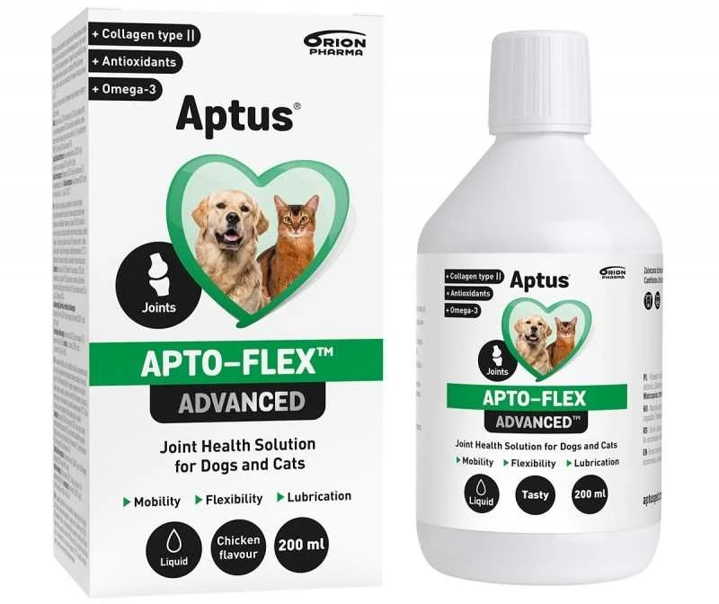 Atsarginis maistas - Aptus Apto-flex Advanced kolagenas šunims ir katėms 200ml