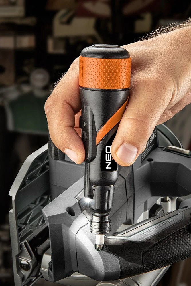 Atsuktuvas - NEO TOOLS Belaidis 3,6 V USB-C Juodas