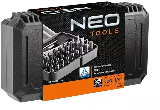 Neo Tools Antgalių rinkinys Neo, 38 vnt