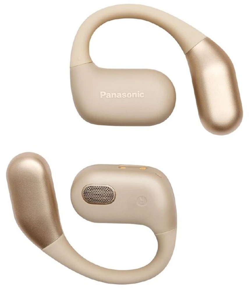 Atviro tipo ausinės - Panasonic RB-F10DE-C 17 × 12 mm Bluetooth 5.4 7 valandų Smėlio