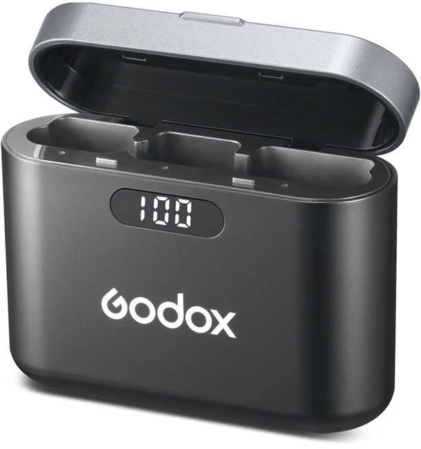 Audio Įranga - Godox WEC 2X Wireless Microphone System, Dual Transmitters, 200m Range