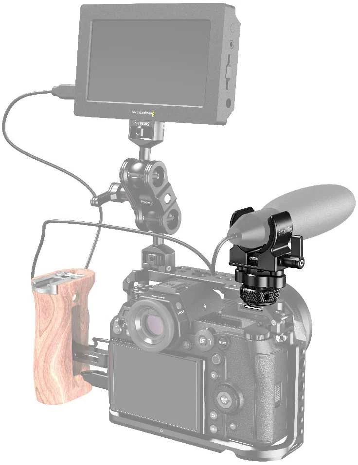 SMALLRIG 2352 SHOTGUN MIC HOLDER (COLD SHOE)