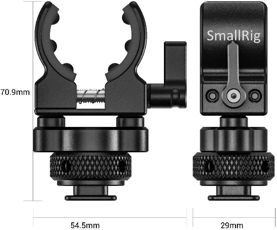 SMALLRIG 2352 SHOTGUN MIC HOLDER (COLD SHOE)