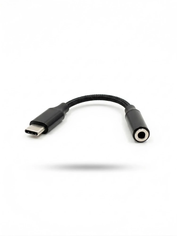Vakoss TC-5681 Headphone Adapteris (USB-C to 3.5mm Mini-Jack) – Juodas