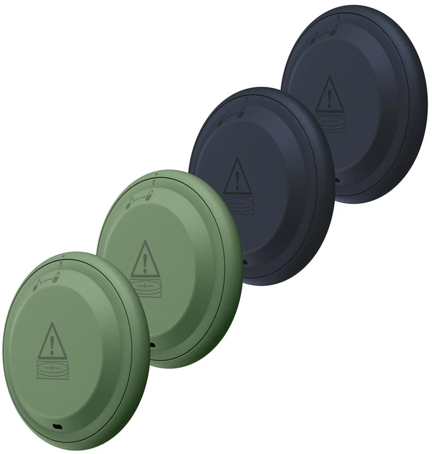 Motorola Moto Tag 4-Pack, Jade Žalias + Midnight Mėlyna