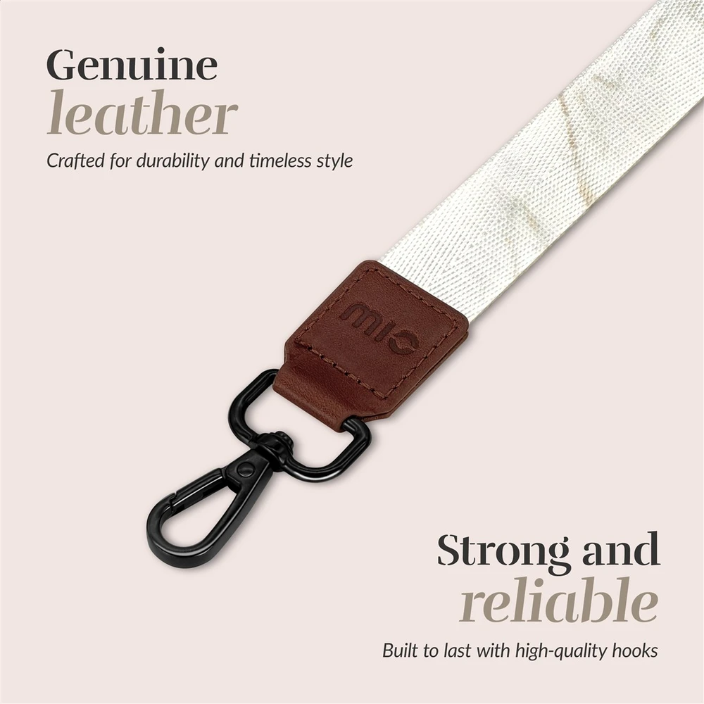 Dėklas MIO Lanyard strap Baltas Marble
