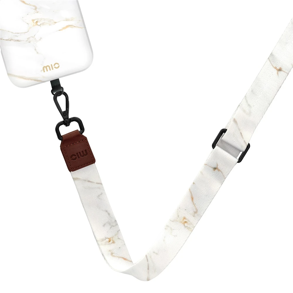 Dėklas MIO Lanyard strap Baltas Marble