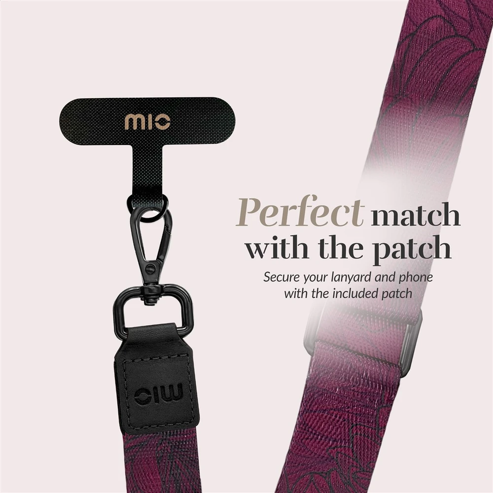 Dėklas MIO Lanyard strap Berry Blooms