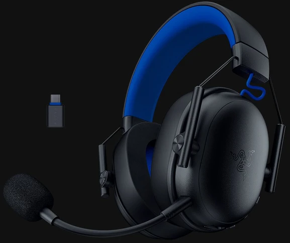 „Razer“ žaidimų ausinės, skirtos „PlayStation“ | „BlackShark V3 X HyperSpeed“ | Juodas