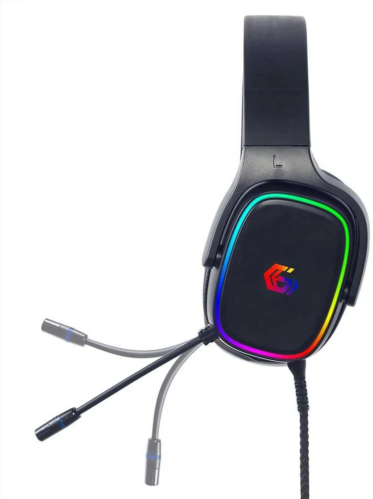 GEMBIRD GHS-SANPO-S300 USB 7.1 Surround Ausinės žaidimai su RGB apšvietimu