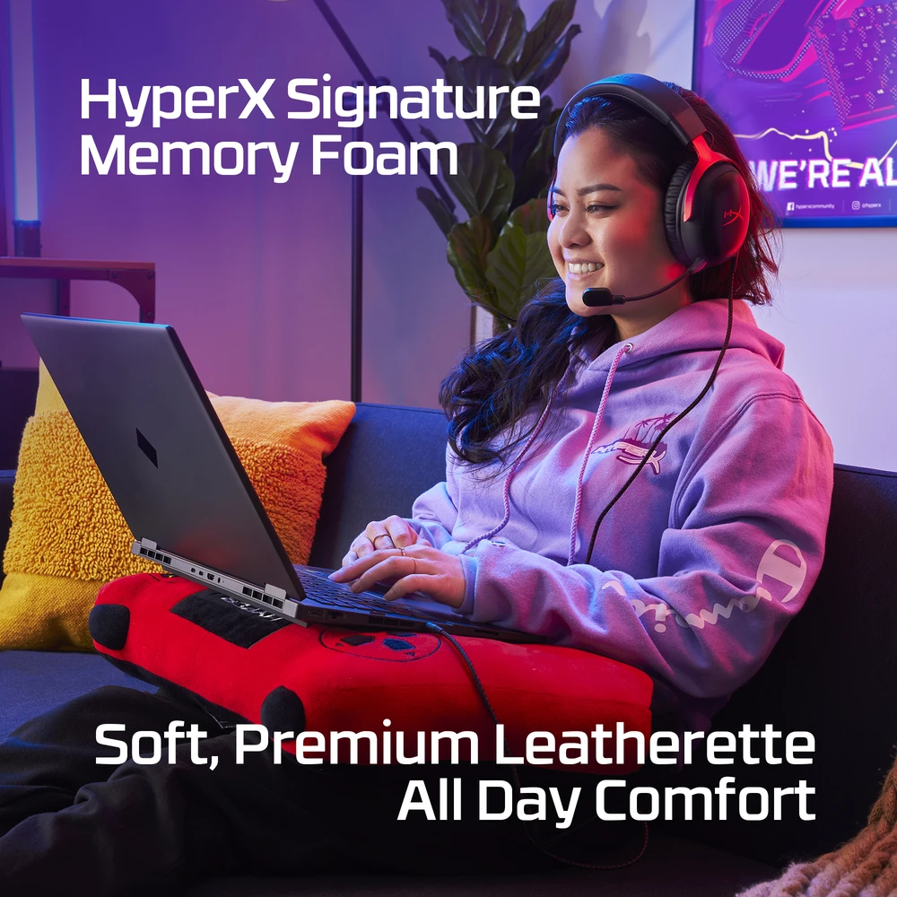 HyperX Cloud III žaidimų ausinės, Juodos