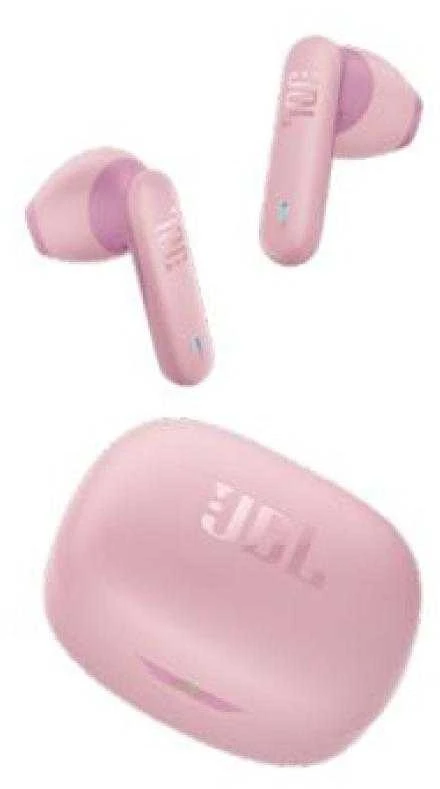 Ausinės JBL Wave Flex 2 Stereo TWS bezvadu į ausis įkišamos austiņas ar mikrofona un uzlādes korpusu rozā