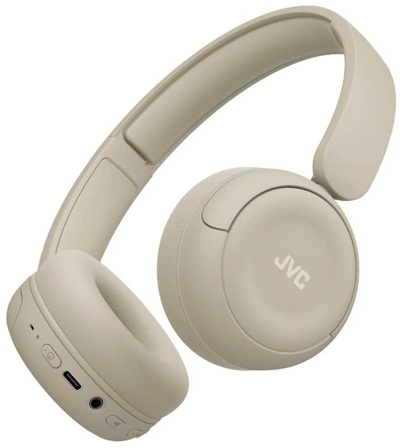 JVC, HA-S59W-CU, matinės smėlio sp. dinaminės ausinės, mikrofonas