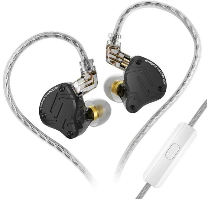 KZ ZS10 PRO X laidinės ausinės su mikrofonu
