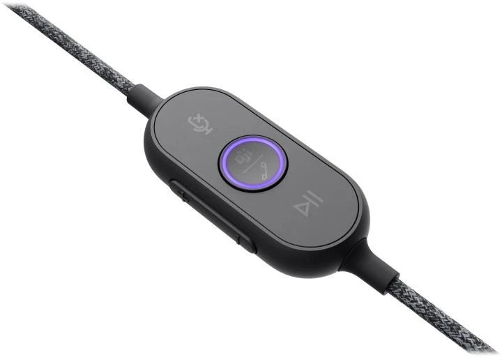 Ausinės - Logitech Zone Ausinės su laidu, Dviejų Triukšmo Slopinimo Mikrofonų, Teams Sertifikuotos